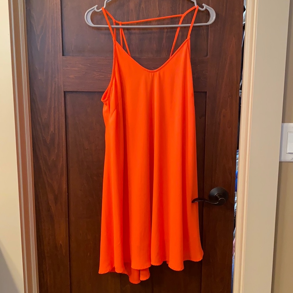 Lush Bright Orange Dress